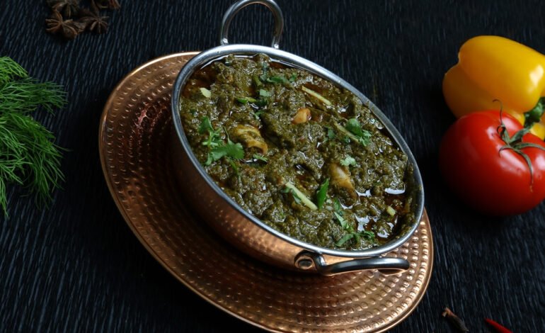 Hyderabadi Mutton Palak