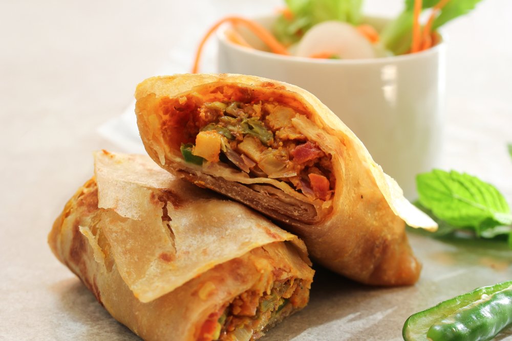 Chicken Kathi Roll Recipe