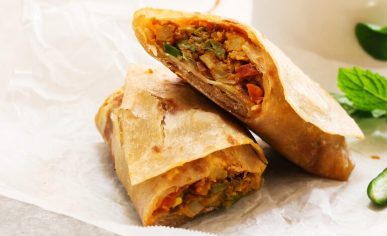 Chicken Kathi Roll Recipe